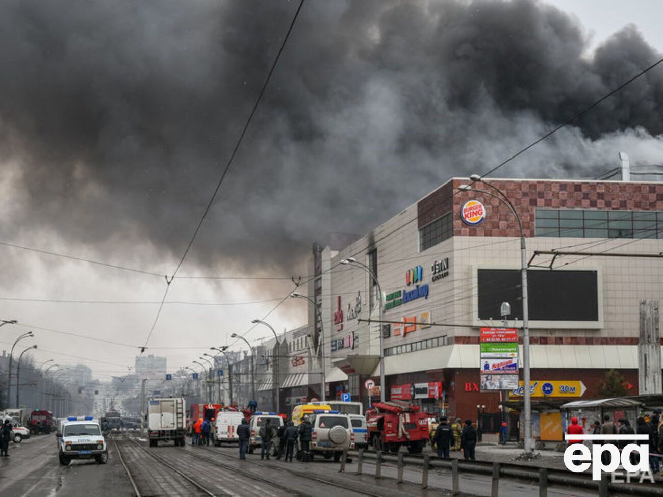 Пожар в "Зимней вишне" произошел 25 марта