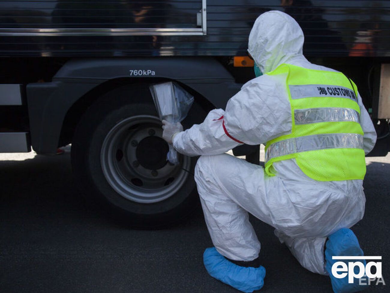 Тягач направлялся в Германию