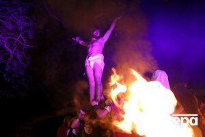 Нападение на актера произошло во время спектакля "Страсти Христовы"