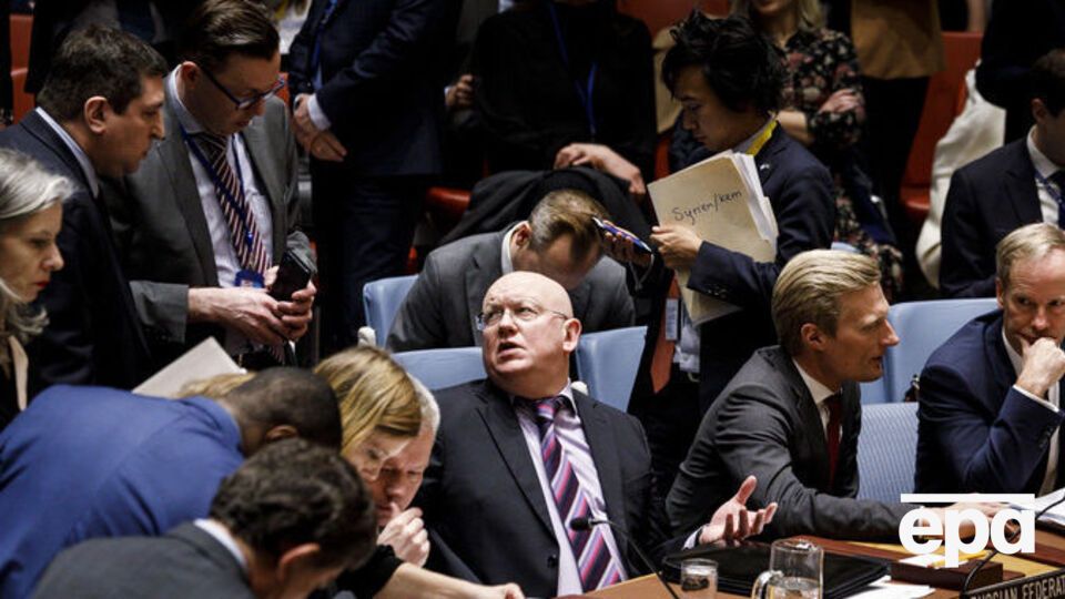 Як постійний член Ради Безпеки Росія наклала вето на проект документа