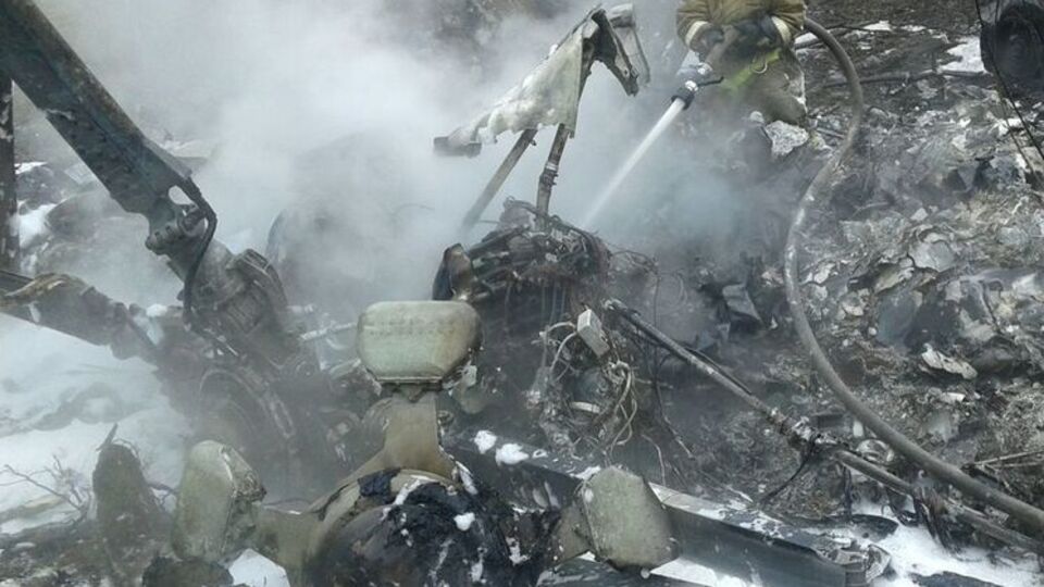 В результате крушения погибли шесть человек