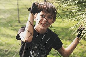 Сын Потапа тренируется с дедом