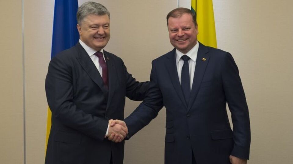 Порошенко зустрівся із прем'єром Литви
