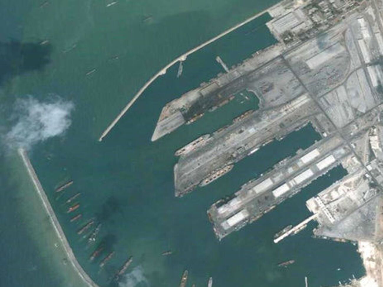 Корабли российского военно-морского флота базировались в сирийском порту Тартус