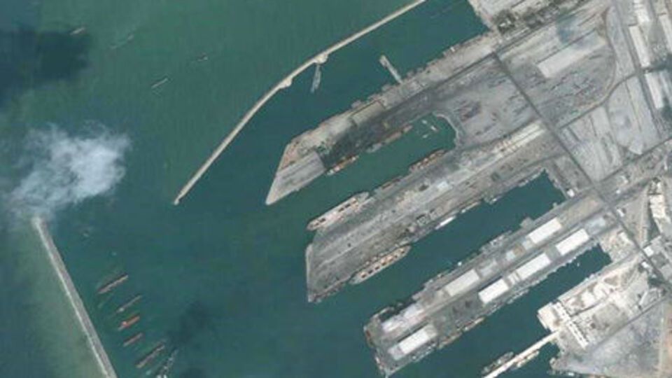 Корабли российского военно-морского флота базировались в сирийском порту Тартус
