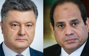 Порошенко поздравил аль-Сиси с победой на выборах и пригласил его посетить Украину
