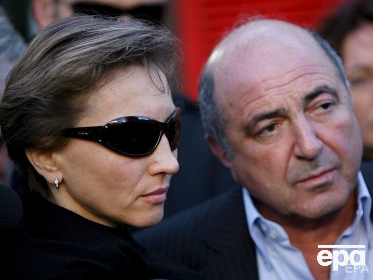 Марина Литвиненко и Борис Березовский в годовщину со дня смерти Александра Литвиненко