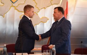 Клименко (справа) возглавил Переяслав-Хмельницкую РГА