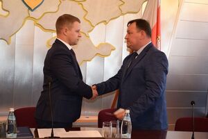 Клименко (справа) возглавил Переяслав-Хмельницкую РГА