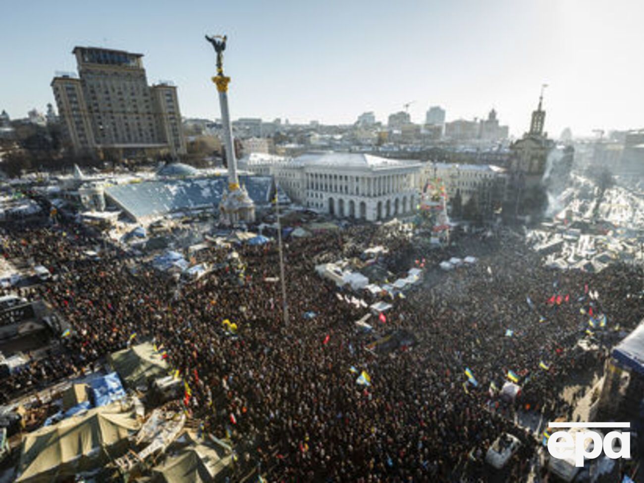 Массовые протесты, которые привели к смене власти&nbsp;в Украине, произошли в&nbsp;конце 2013-го &ndash; начале 2014 года