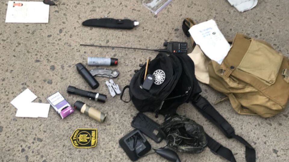 Усіх затриманих доправили в поліцію