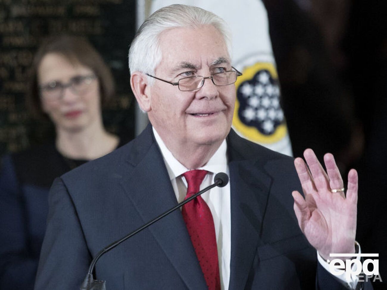 22 березня Тіллерсон виступив із прощальною промовою у статусі державного секретаря США