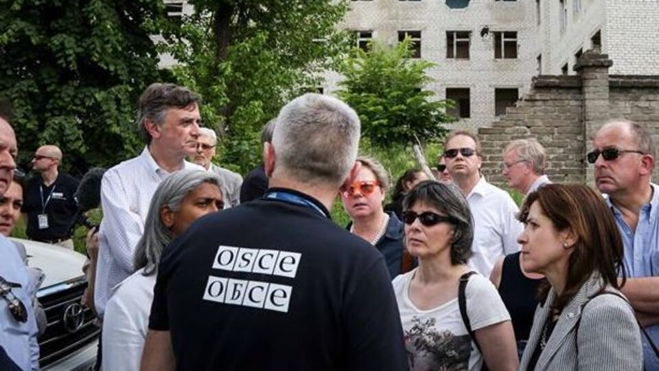 Патруль ОБСЕ приехал в Енакиево