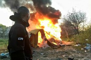 C14: Мы убрали почти весь мусор, демонтировали палатки и безопасно сожгли