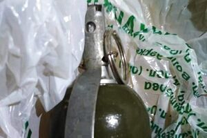 Чоловік стверджує, що граната не бойова