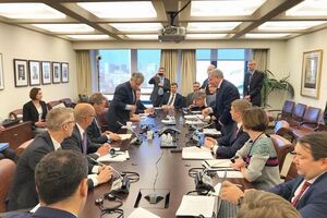 Украинская делегация встретилась с первым заместителем директора-распорядителя МВФ Дэвидом Липтоном