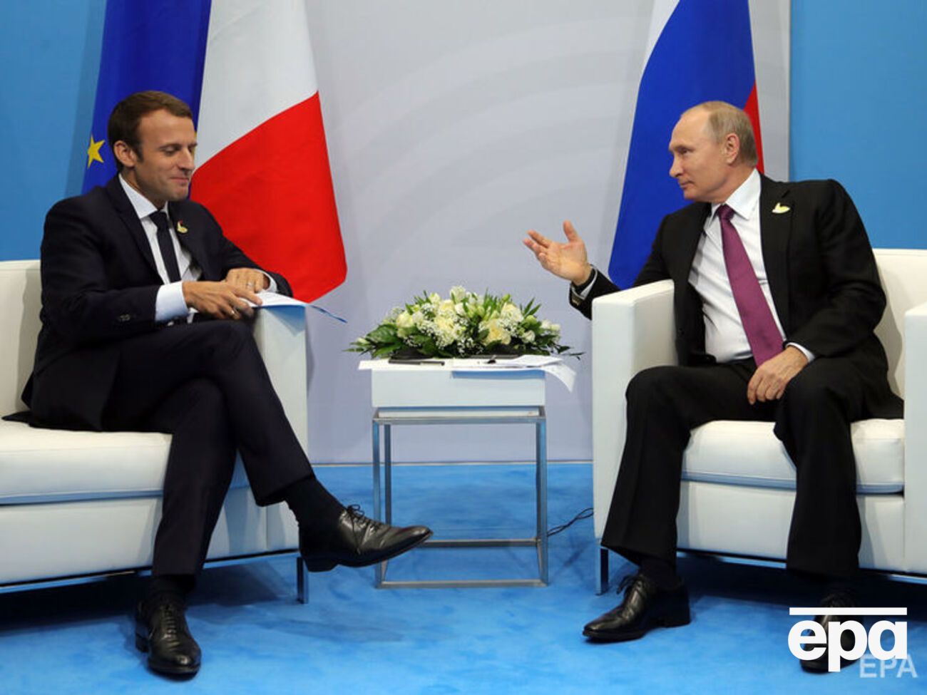 Макрон и Путин обсудили ситуацию в Сирии