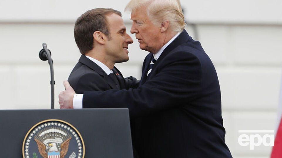 Трамп підкреслив, що з Макроном його пов'язують особливі стосунки