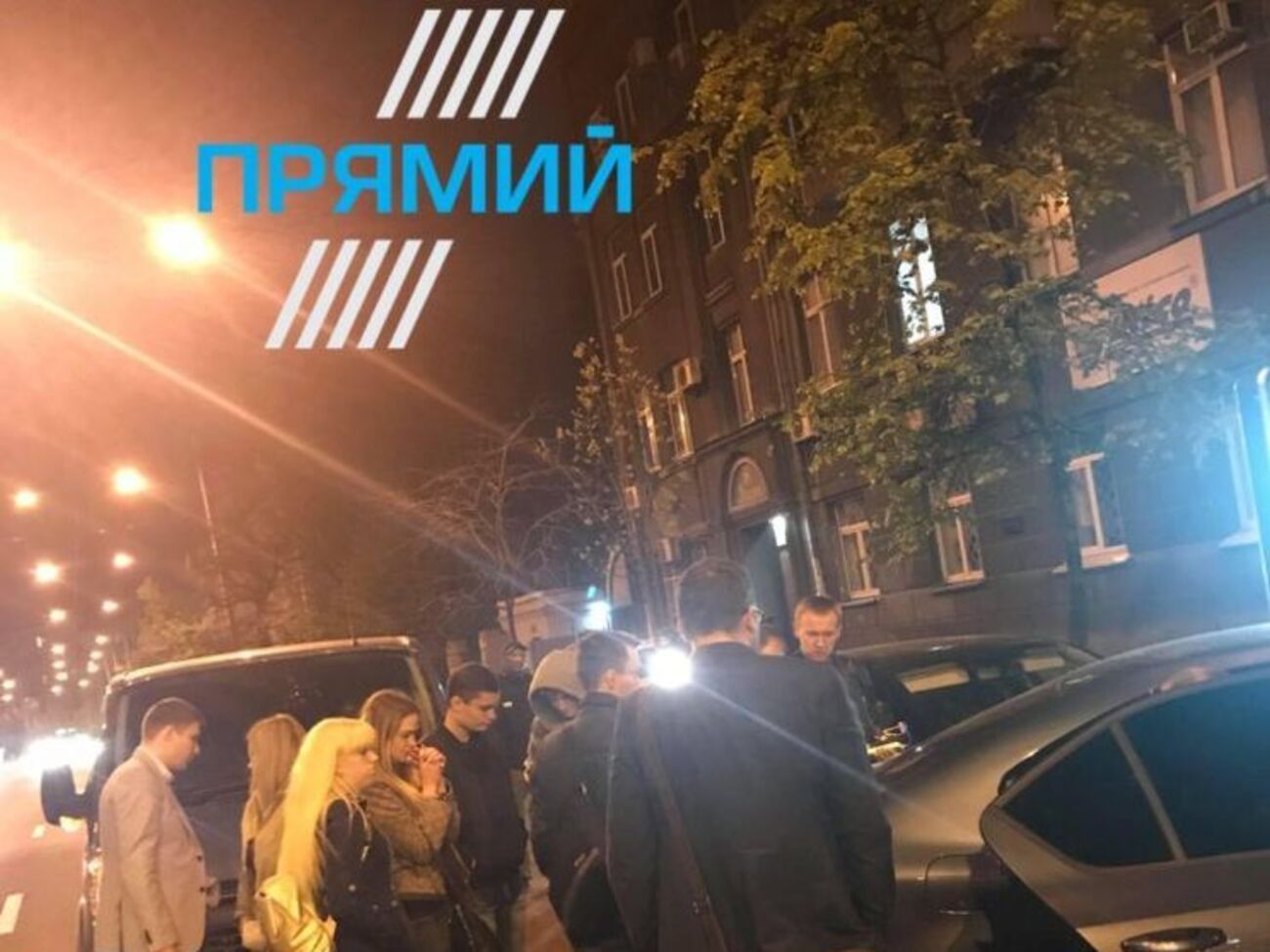 В центре Киева идут следственные действия