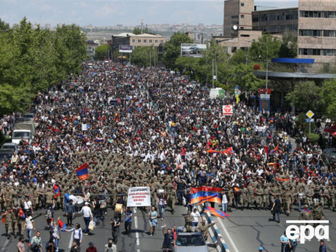 Демонстранты&nbsp;возобновили акцию гражданского неповиновения в Армении