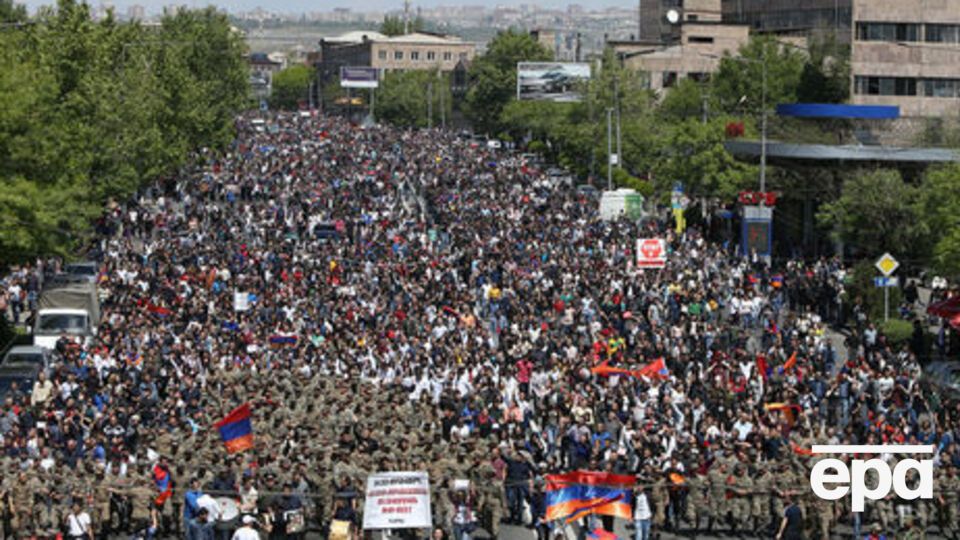 Демонстранти відновили акцію громадянської непокори у Вірменії