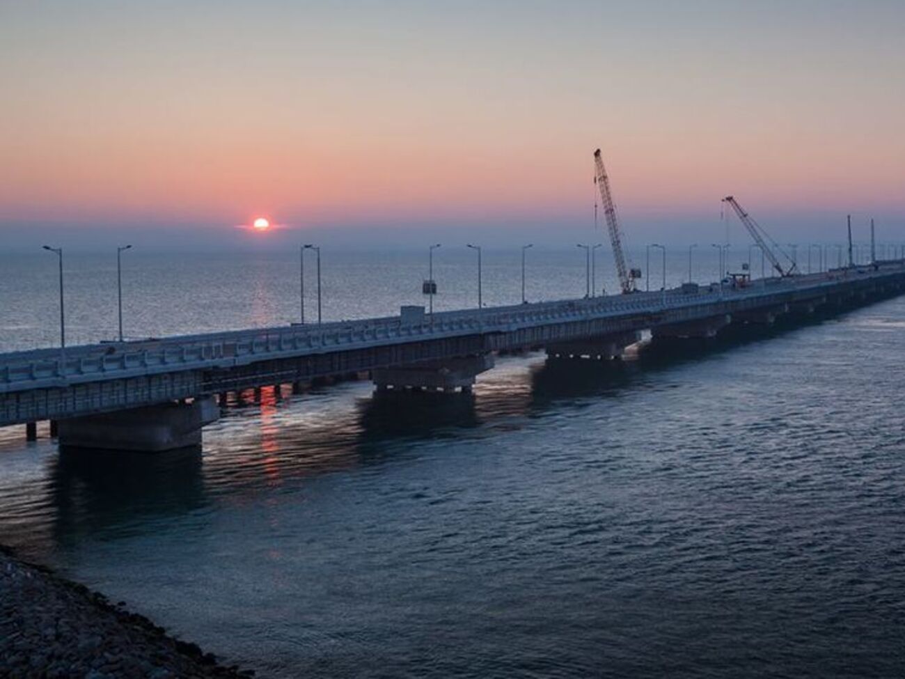 Інфоцентр Кримського мосту: З усіма опорами все гаразд