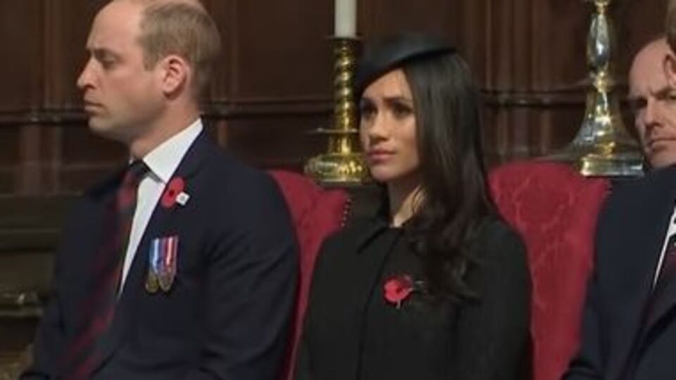 Уильям пришел на церемонию с братом Гарри и его невестой