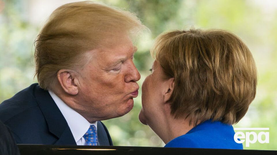 Трамп встретил Меркель в Белом доме
