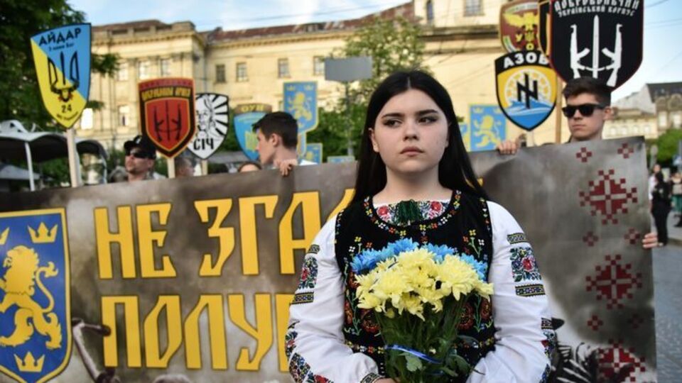 У Львові пройшов марш на честь 75-річчя дивізії СС "Галичина". Фоторепортаж