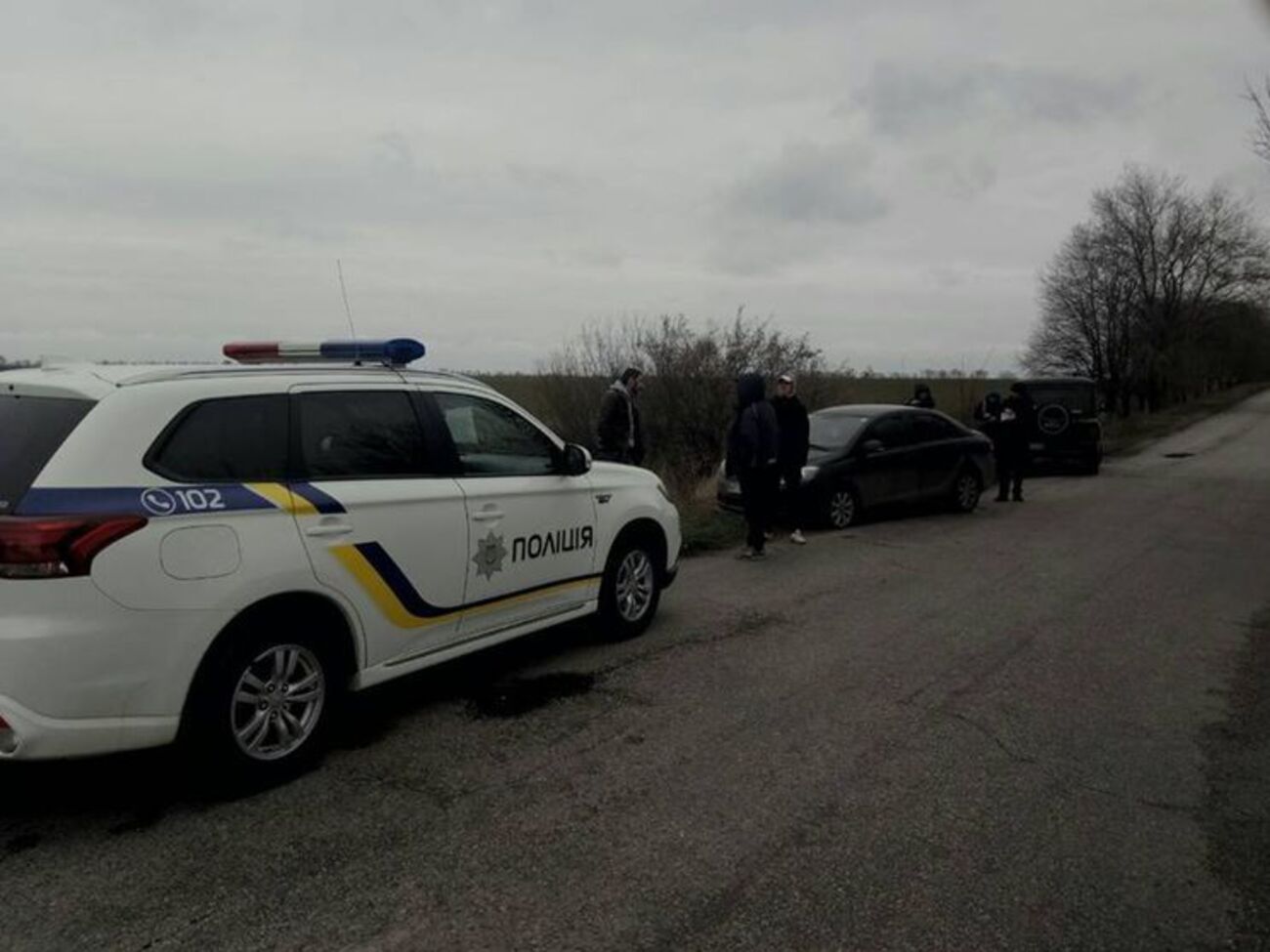 Предполагаемых преступников задержали на выезде из села Широкое