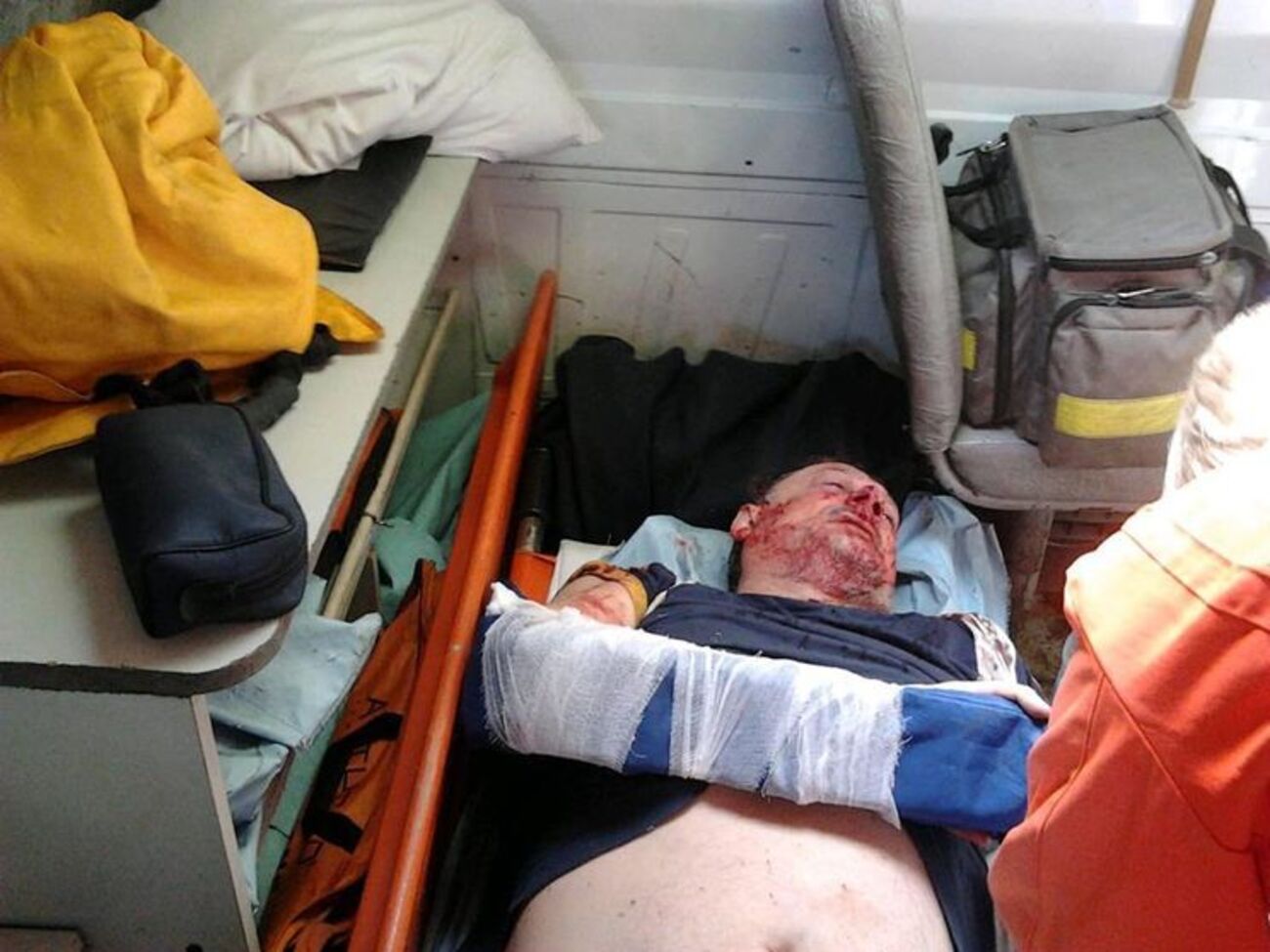 По словам Филипаса, к нападению&nbsp;причастны трое мужчин