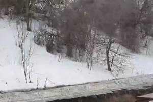 Видео с места чрезвычайной ситуации разместили в соцсетях