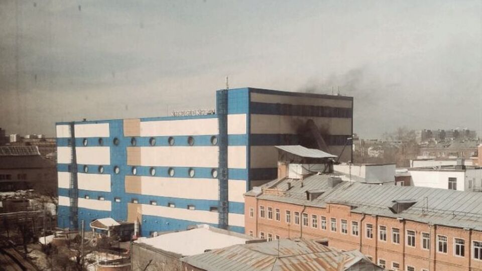 У Москві горить торговий центр