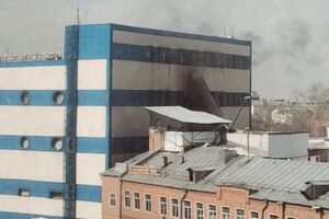 Пожежа в будівлі почалася сьогодні вдень, її вже загасили