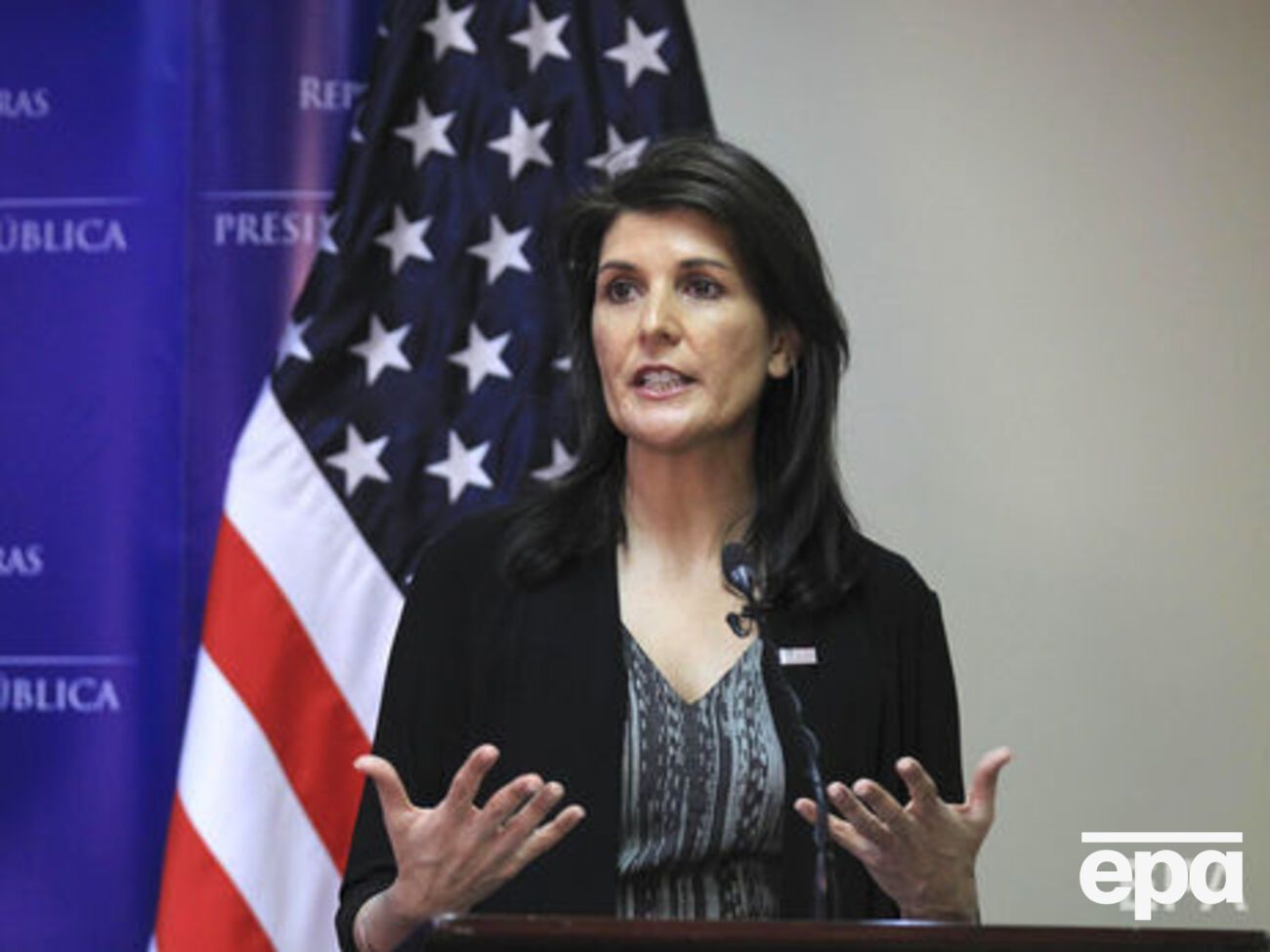 Хейли:&nbsp;США&nbsp; наносят удар, когда им это нужно&nbsp;