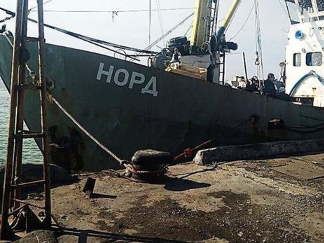 Судно задержали 25 марта