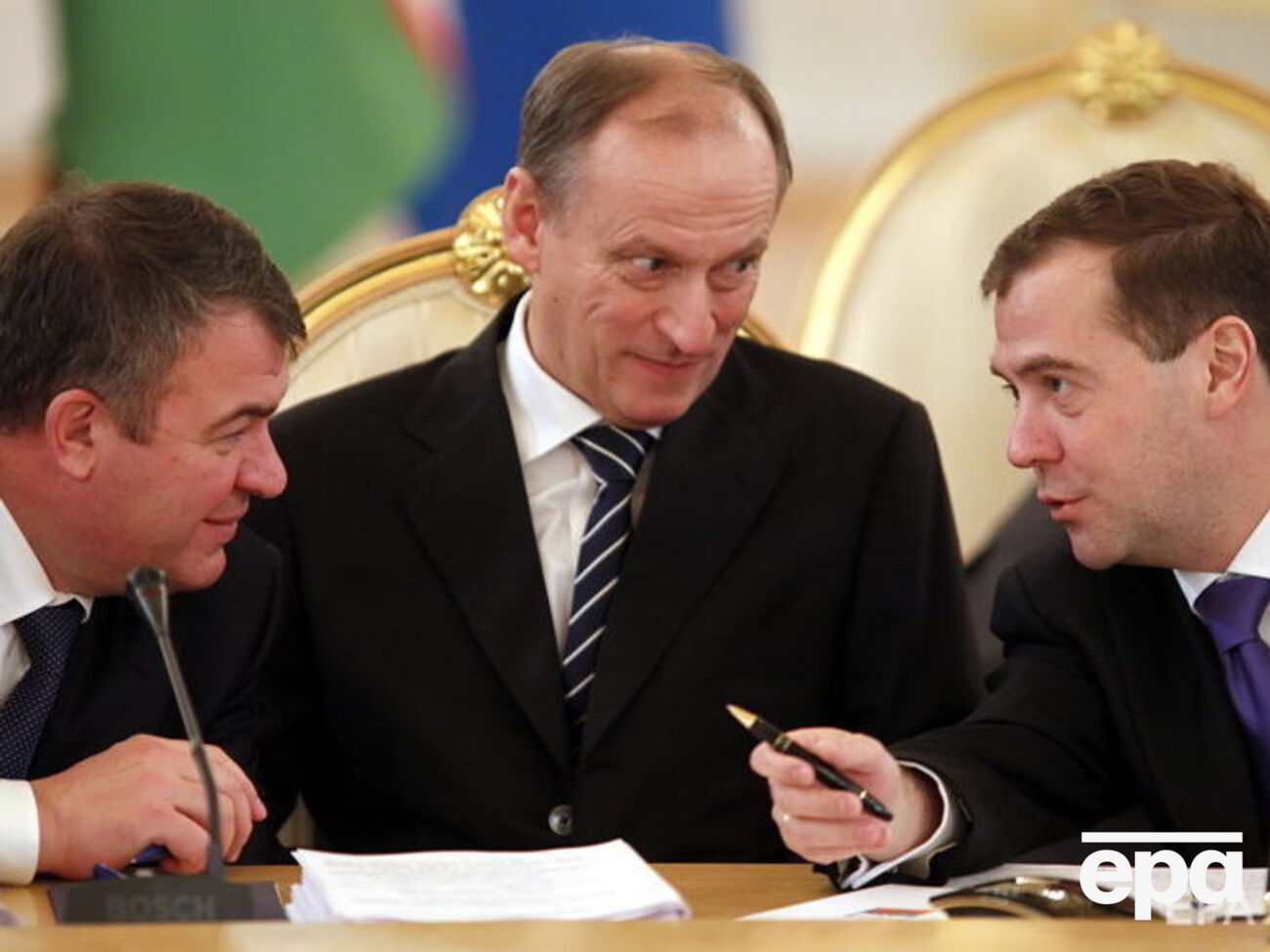 Патрушев (в центре):&nbsp;Я уже и в других санкционных списках существую, и тем не менее, мы занимаемся активной международной деятельностью