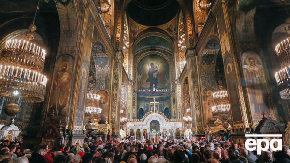 В Киеве проходят пасхальные богослужения