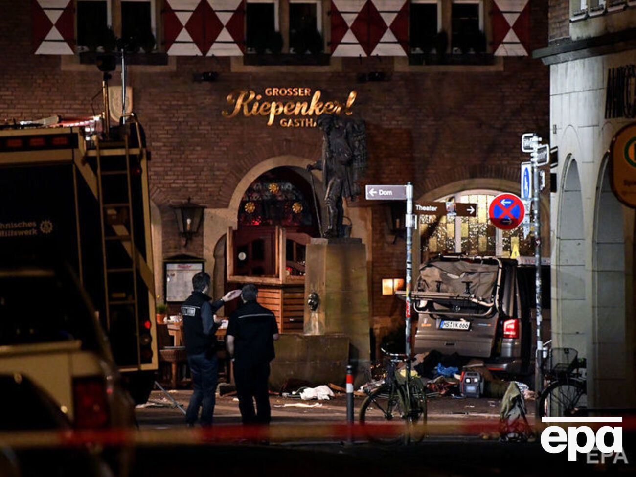 Наезд авто на толпу в Мюнстере произошел 7 апреля