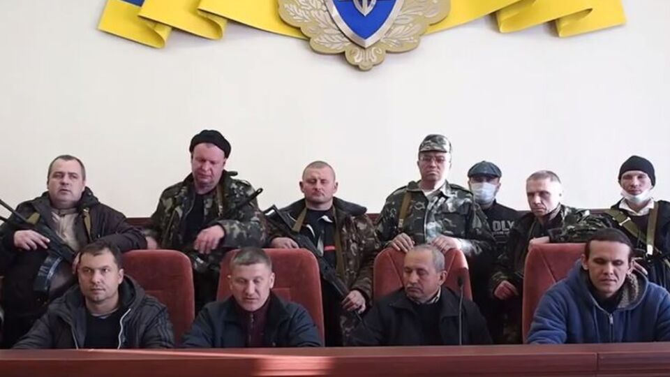 Відео знято в будівлі СБУ Луганська