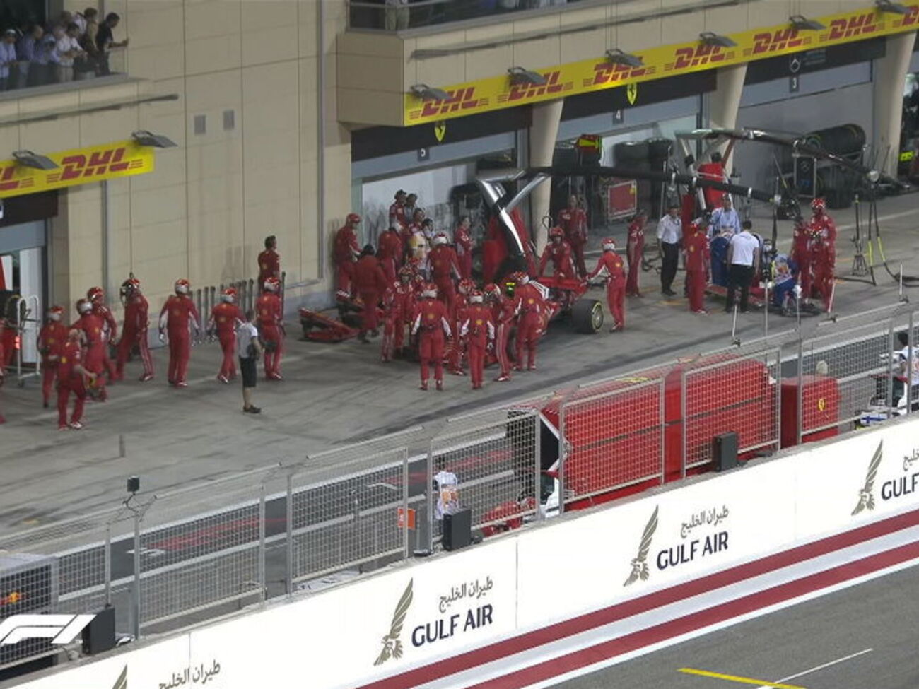 Инцидент произошел на пит-стопе