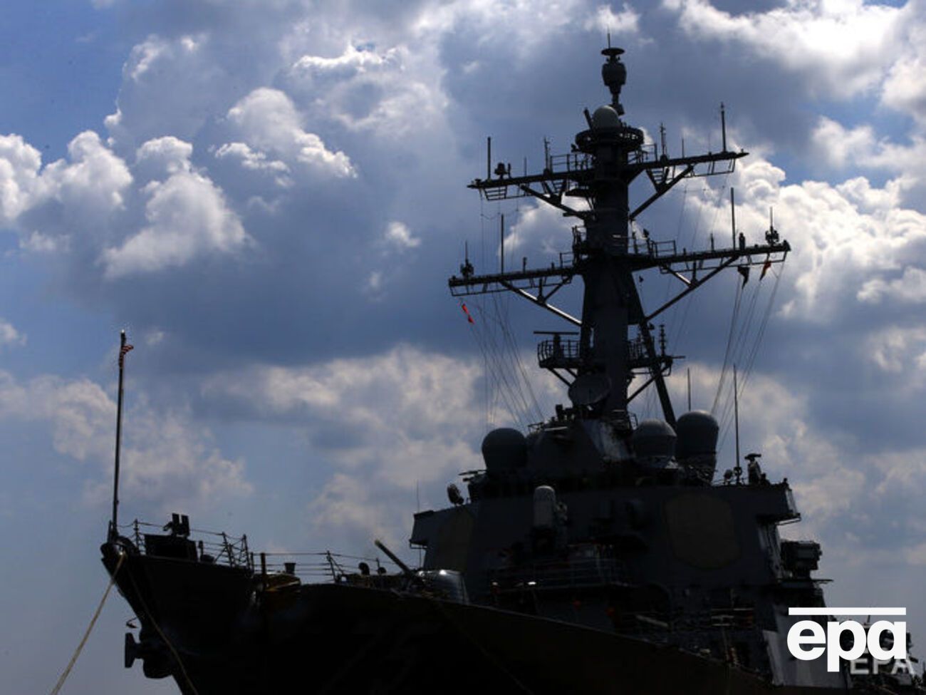 ВМС США поки не коментували інформації про місцерозташування есмінця