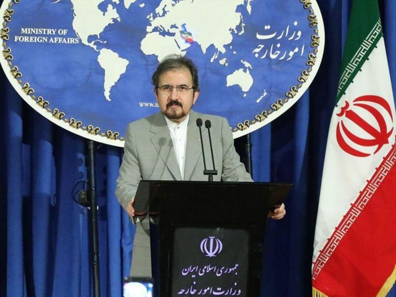 Касемі назвав Нетаньяху "ганебним брехуном, якому нічого було запропонувати, окрім брехні та обману"