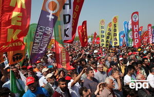 В Стамбуле большой митинг организовали в районе Малтепе