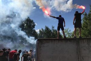 Націоналісти мітингують у Козині