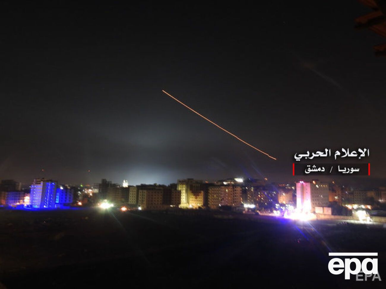 В ночь на 10 мая Израиль обстрелял военные объекты в Сирии