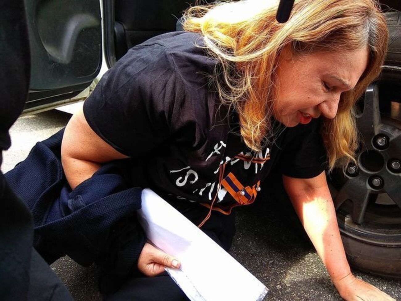 Бережная утверждает, что у нее сотрясение мозга