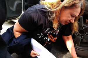 Бережная утверждает, что у нее сотрясение мозга