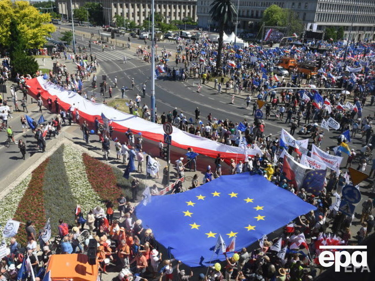 В Польше прошли антиправительственные митинги