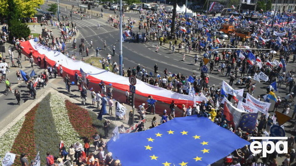 В Польше прошли антиправительственные митинги